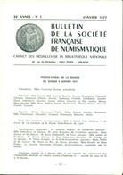 Bulletin De La Société Française De Numismatique. No 1 - Livres & Logiciels