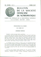 Bulletin De La Société Française De Numismatique . Cabinet Des Médailles De La Bibliothèque Nationale. No 3 - Livres & Logiciels