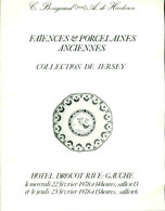 Faïences Et Porcelaines Anciennes . COLLECTION DE JERSEY - Livres & Logiciels