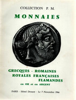 Collection P.M MONNAIES Grecques Romaines Royales Et Françaises & Flamandes En OR Et En ARGENT - Livres & Logiciels