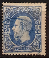 Congo Belge 1886 N°3 Ob Bleu TB Cote 45€ - 1884-1894