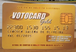 ELECTORAL CREDIT CARD VOTOCARD 01/2015 - Cartes De Crédit (expiration Min. 10 Ans)