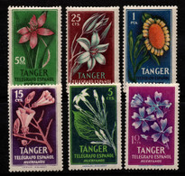C2-142- TANGER -HUERFANOS TELEGRAFO - 1949 -MNH - FLOWERS - Orchids
