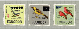 Ecuador 1967, Bird, Birds, Surcharged 3v, MNH** - Other
