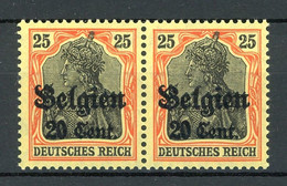 Dt. Bes. WK I LP Belgien 17 Z A II / 17 Postfrisch Geprüft Hey #L227 - Occupation 1914-18