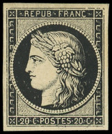 (*) EMISSION DE 1849 - 3a   20c. Noir Sur Blanc, TB - 1849-1850 Ceres