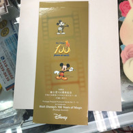 Hong Kong 2002 Walt Disney's 100 Years Of Magic Prepaid Stamps Post Card - Maximumkarten