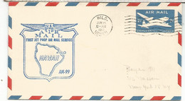 ESTADOS UNIDOS USA CC PRIMER VUELO REACTOR JET 1959 AM 99 HAWAI HILO - 2b. 1941-1960 Nuovi