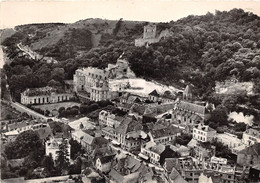 95-LA-ROCHE-GUYON- LE CHÂTEAU ET LE CENTRE DU PAYS VUE DU CIEL - La Roche Guyon