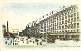 038 695 - CPA - Belgique - Bruxelles - Hôtel Métropole - Cafés, Hoteles, Restaurantes