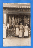 75 PARIS - Carte Photo D'une Boucherie à Situer - Unclassified