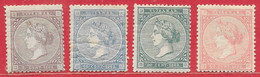 Antilles Espagnoles N°26 à/to 29 1868 * - Unclassified