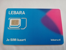 NETHERLANDS  GSM/LEBARA   BLEU CARD  /MINT   CHIP CARD  ** 9488** - GSM-Kaarten, Bijvulling & Vooraf Betaalde