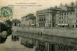 Verdun * Le Quai De La Comédie Et Le Théâtre * Crémerie - Verdun