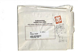 Zeitungsstreifband Aus Hahnover 1967 Mit Rollenmarke - Cartas