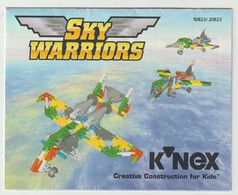 K'NEX Brochure-leaflet Creative Construction SKY Warriors 10823/20823 - K'nex