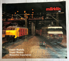 Catalogue MARKLIN 1989-1990 Modélisme Maquette Train électrique HO - Frankrijk