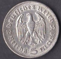 Deutsches Reich - 5 Mark - 1935 - G - Silber - Hindenburg - 5 Reichsmark