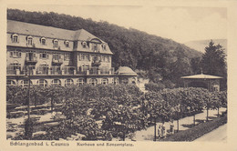 Deutsches Reich PPC Schlangenbad I. Taunus Kurhaus Und Konzertplatz Verlag Franz Ruppert, Schlangenbad (2 Scans) - Schlangenbad