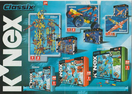 K'NEX Brochure-leaflet Creative Construction Classix-maxima-cyber - K'nex