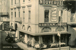 Castres * Cpa Pub Publicité * Grands Magasins SOUTERENE , LAPEYRE Et PENCHENIER * Mode - Castres