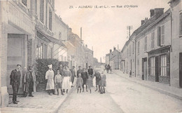 AUNEAU (Eure Et Loir) - Rue D'Orléans - Hôtel De L'Europe, Chef Cuisinier Avec Toque - Maison Dorin - Auneau