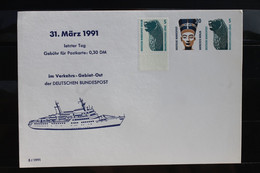 Deutschland 1991, Ganzsache Zur Portoerhöhung, Ungebraucht - Private Postcards - Mint