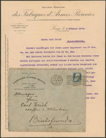 Grosse Barbe - N°76 Sur L. Avec Contenu "Fabrique D'armes Réunies" (Liège) > Allemagne - 1905 Thick Beard