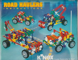 K'NEX Brochure-leaflet Creative Construction 14125/24125 Road Haulers Instructions - K'nex