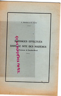 46- GOURDON MURAT- LIVRET SONDAGES EFFECTUES SITE DES MAZIERES-C. MANOUX ET G. LINTZ 1968- - Midi-Pyrénées
