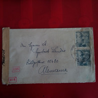 LETTRE MADRID POUR ALLEMAGNE CENSURE CACHET OBERKOMMANDO 1940 - Covers & Documents