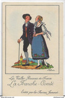 VIEILLES PROVINCES LA FRANCHE COMTE  FARINES JAMMET PUBLICITE  COUPLE - Franche-Comté