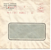 France Enveloppe S.A Ico-Progaz -Montrouge (Seine) 1947- - Freistempel