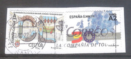 España 2020 -2 Sellos Usados-Ceuta Y 30 Aniversario De España En Europa-Espagne Spain Spanien Spagna - Gebruikt