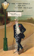 TO HYDE PARK NORTH PERTH NICE OLD COMIC POSTCARD HIGHGATE AUSTRALIA WAITING - Perth