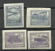 RUSSIA Russland 1922 Michel 191 - 194 * Transport Hungerhilfe Famine Relief - Other & Unclassified