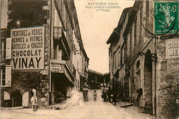 Mauvezin * La Rue Alsace Lorraine * Commerces Magasins - Autres & Non Classés