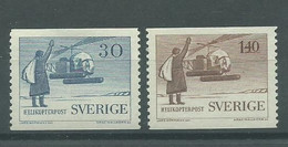 220041600  SUECIA.  YVERT  AEREO  Nº  8/9  */MH - Unused Stamps