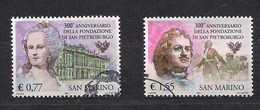 San Marino Saint-Marin 2003 Yvertn° 1896-1897 (°) Oblitéré Used Cote 6,25  € - Oblitérés