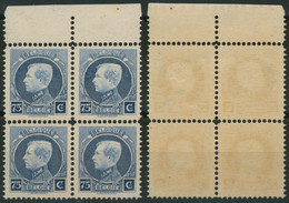 Petit Montenez - N°213B En Bloc De 4** Neuf Sans Charnières (MNH). D 12,5 - 1921-1925 Petit Montenez