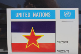 Jugoslawien, Blanco Maximumkarte Der UNO 1983 - Maximumkarten