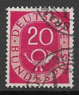 Germany 1951. Scott #677 (U) Numeral And Post Horn - Gebraucht