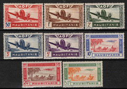 Mauritanie - 1942 - Avions -  PA 11 à 17  - Neufs ** - MNH - Nuovi