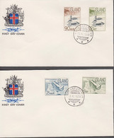 1959. ISLAND. FAUNA Set On FDC HAFNARFJÖRDUR 25. XI. 1959. Unusual With FDC Outside Reykj... (Michel 335-338) - JF518927 - Cartas & Documentos