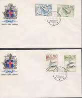 1959. ISLAND. FAUNA Set On FDC HAFNARFJÖRDUR 25. XI. 1959. Unusual With FDC Outside Reykj... (Michel 335-338) - JF518929 - Covers & Documents