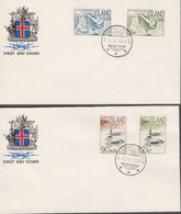 1959. ISLAND. FAUNA Set On FDC HAFNARFJÖRDUR 25. XI. 1959. Unusual With FDC Outside Reykj... (Michel 335-338) - JF518930 - Covers & Documents