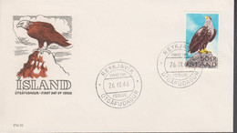 1966. ISLAND. Sea-eagle 50 KR On FDC. (Michel 399) - JF518949 - Lettres & Documents