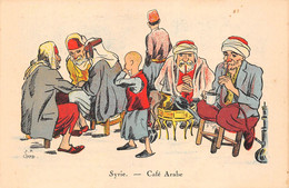 ¤¤   -   SYRIE   -  Illustrateur " J.P. GOD "  -    Café Arabe     -   ¤¤ - Syrie