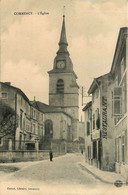 Commercy * Rue Et Vue Sur L'église Du Village * Restaurant - Commercy