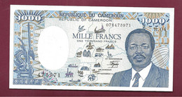 150422 - Billet REPUBLIQUE UNIE DU CAMEROUN 1000 MILLE FRANCS 1-01 1987 - Neuf - Cameroon